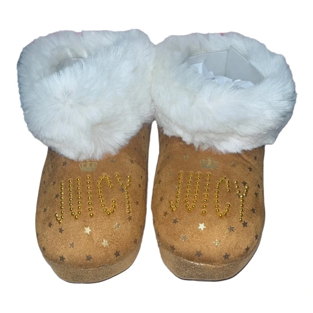 🔥🔥ON SALE ‼️ NWT Juicy By Juicy Couture Tulare Girls Bootie Slippers